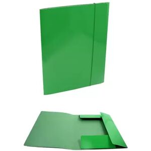 Offertecartucce.com Cartellina Sunlux 3 lembi formato A4 dorso 2 cm verde con elastico 1 pz.