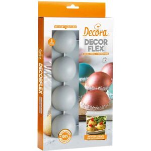 Stampo Antiaderente In Silicone Mezza Sfera 8 Cavità Ø6cm Decora