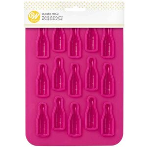 Wilton Stampo Antiaderente In Silicone Per 15 Bottiglie Di Champagne 5x1,5cm