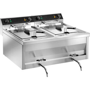GC Pizza Friggitrice da Banco FRF212 400 V 12+12 lt