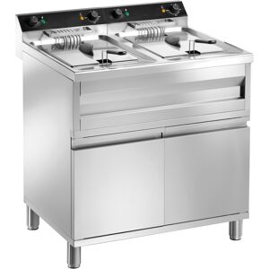 GC Pizza Friggitrice Monoblocco FRF212C 400 V 12+12 lt