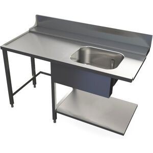 Compack Tavolo di Ingresso Con Vasca E Vano 1500x770x850h