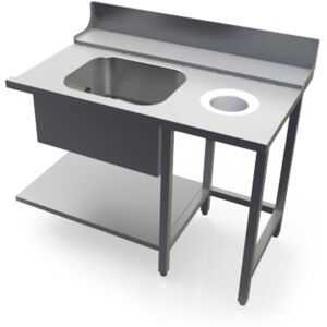 Compack Tavolo di Ingresso Con Vasca E Foro 1500x770x850h