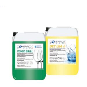Compack Brillantante per Acque Dure 16-50°F 10 Cartoni da 2x5 Kg