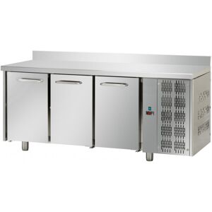 Tecnodom Tavolo Refrigerato Positivo 3 Porte GN 1/1 con Alzatina