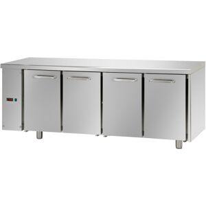 Tecnodom Tavolo Refrigerato Positivo 4 Porte GN 1/1 Senza Motore Gruppo SX