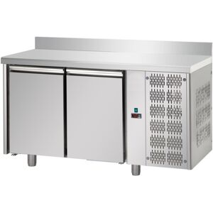 Tecnodom Tavolo Refrigerato Pasticceria 2 Porte Prof. 80 con Alzatina