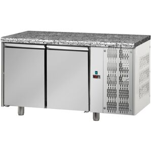 Tecnodom Tavolo Refrigerato Pasticceria 2 Porte Prof. 80 Piano in Granito