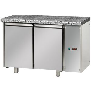 Tecnodom Tavolo Refrigerato Pasticceria 2 Porte Prof. 80 Senza Motore Piano in Granito