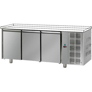Tecnodom Tavolo Refrigerato Pasticceria 3 Porte Prof. 80 Senza Piano di Lavoro