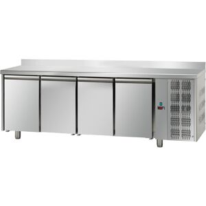 Tecnodom Tavolo Refrigerato Pasticceria 4 Porte Prof. 80 con Alzatina