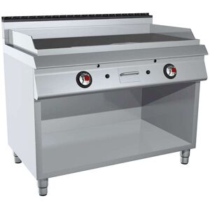 GC Cooking FryTop Professionale a Gas Piastra Liscia Profondità 70