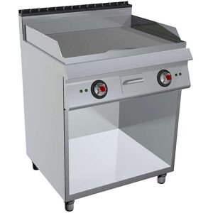 GC Cooking FryTop Professionale Elettrico Piastra Liscia Profondità 90