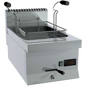 GC Cooking Friggitrice Professionale Elettrica da Banco Capacità 5 l Profondità 65