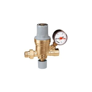 CALEFFI Gruppo di riempimento automatico pretarabile 553 1/2” con attacco manometro 1/4” F