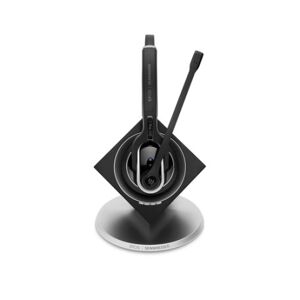 EPOS SENNHEISER IMPACT DW Pro 2 PHONE - EU Cuffia Padiglione auricolare Nero, Argento (1000526)