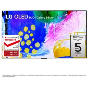 LG OLED evo Gallery Edition 4K 65'' Serie G2 OLED65G26LA Smart TV NOVITÀ 2022 (OLED65G26LA.API)