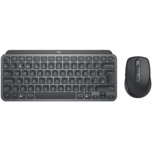 Logitech MX Keys Mini Combo for Business tastiera Mouse incluso RF senza fili + Bluetooth QWERTY Inglese UK Grafite (920-011060)