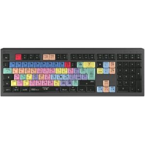 Logickeyboard Adobe Premiere Pro CC Astra 2 tastiera USB QWERTZ Tedesco Grigio (LKB-PPROCC-A2M-DE)