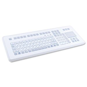 GETT TKS-105c-TOUCH-KGEH-USB-DE tastiera QWERTZ Tedesco Bianco (KS18240)