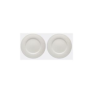 Bordallo Pinheiro ‘fantasia’ Charger Plate, Set Of Two, Ivory