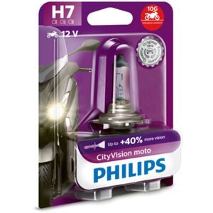 Philips Lampada alogena H7 CityVision Moto 12V, 55W