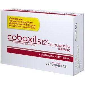 Pharmaelle Srl Cobaxil B12 5000mcg 5 Compresse Sublinguali- Integratore Per Lo Stomaco