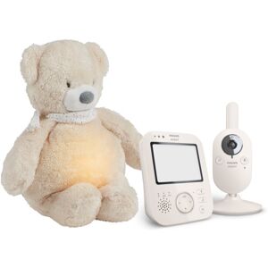 Philips Avent Baby Monitor SCD891/26+NATTOUSleepy Bear Beige confezione regalo per bebè 0 m+