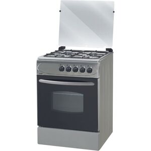 Cucina con forno a gas e piano in inox - Samet Ares