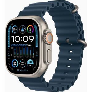 Apple Watch Ultra 2 (2023) GPS + Cellular argento Cinturino Ocean blu