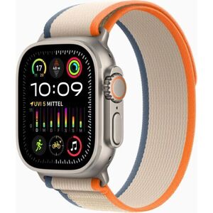 Apple Watch Ultra 2 (2023) GPS + Cellular argento Trail Loop orange/beige M/L