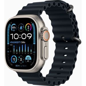 Apple Watch Ultra 2 (2023) GPS + Cellular argento Cinturino Ocean Mezzanotte