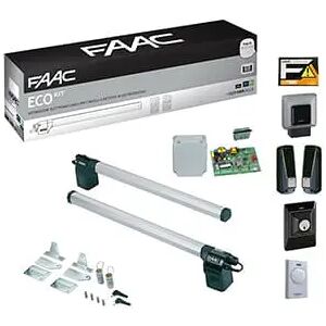 Faac 105633445 Kit Leader 230V Motore Per Cancello Battente Green Anta 1,8Mt