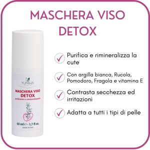 yuniwa cosmetics Maschere Viso Maschera Viso Detox con Argilla Bianca