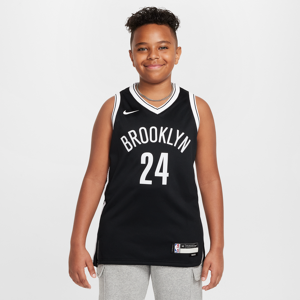 Nike Maglia Brooklyn Nets Icon Edition 2021/22 Swingman NBA - Ragazzo/a - Nero