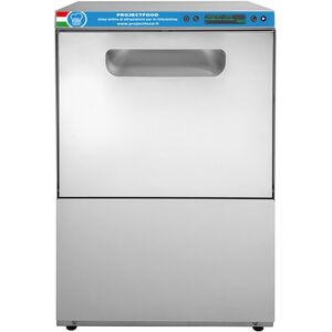 Lavabicchieri elettronica monofase con cestello Ø 41 cm completa di dosatore detergente e brillantante