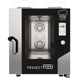 Forno gastronomia a gas con wi-fi combinato convezione vapore per 7 teglie GN 1/1 comandi full touch