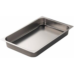 Teglia in acciaio inox formato GN 1/1 altezza 65 mm