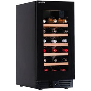 Cantina vini premium per 28 bottiglie mono temperatura a refrigerazione ventilata ripiani in legno