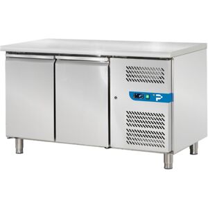 Tavolo refrigerato con n° 2 porte GN 1/1 senza alzatina temp. da +2°C a +8°C prof. 70 cm classe C
