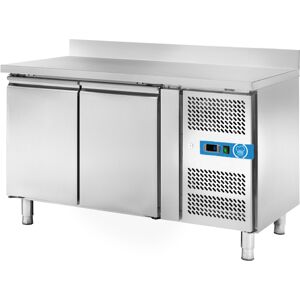 Tavolo refrigerato con n° 2 porte GN 1/1 con alzatina temp. da -18°C a -22°C prof. 70 cm