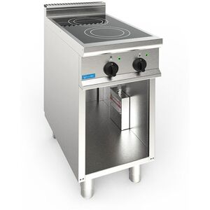 Piano cottura elettrico in vetroceramica a 2 zone da 2,5 kw su vano a giorno