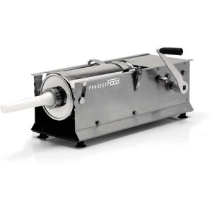Insaccatrice orizzontale manuale, imbuto di diametro 156 mm, capacità 7 lt
