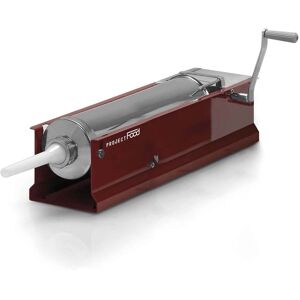 Insaccatrice orizzontale manuale, imbuto di diametro 136 mm, capacità 8 lt