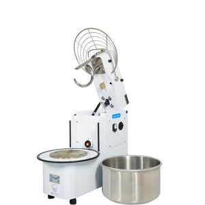 Impastatrice a spirale con testa sollevabile / vasca estraibile e motore trifase capacità 22 lt