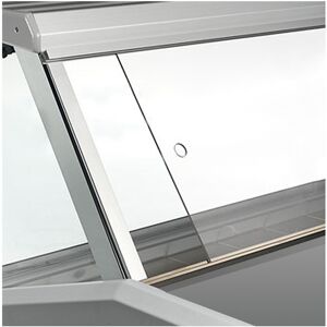 Kit chiusura posteriore in plexiglas per banco L152 cm con vetro dritto linea PRAGA