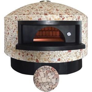 Rivestimento forno in marmo travertino mix colori