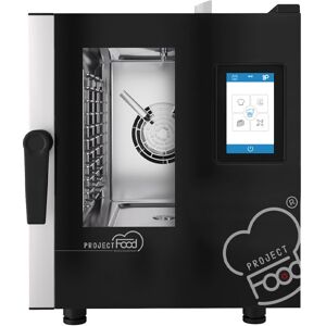 Forno professionale elettrico combinato convezione vapore per 6 teglie GN 2/3 comandi touch