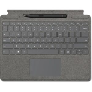 Microsoft 8X8-00173 tastiera per dispositivo mobile Cover port Platino [8X8-00173]