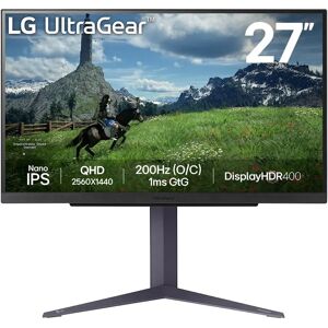 LG 27GS85Q-B Monitor PC 68,6 cm [27] 2560 x 1440 Pixel Quad HD Nero (27GS85Q-B.AEK) [27GS85Q-B.AEK]